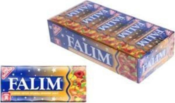 Falım Şekersiz Sakız Karışık Meyve Aromalı 5 Li 7 Gr X 20 Adet - Image 1