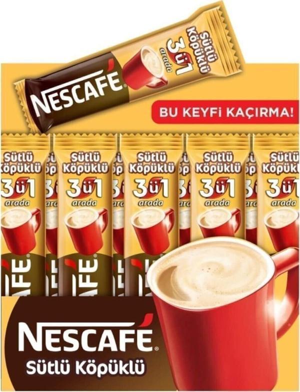 Nescafe 3ü1 Arada Sütlü Köpüklü 48'li - Image 1