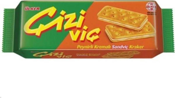 Ülker Çiziviç Peynirli Sandviç Kraker 90 Gr 24'lü Koli Ul009 - Image 1