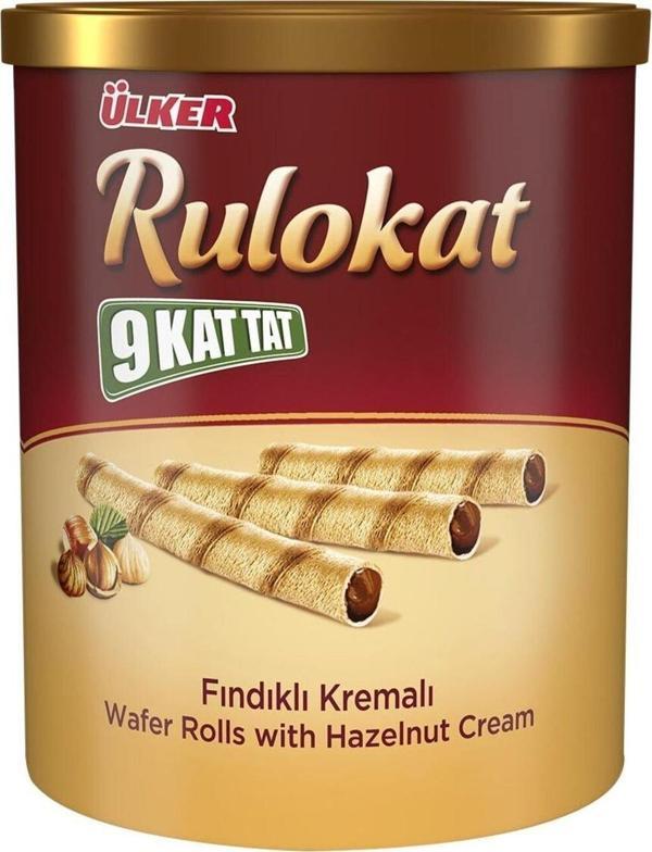 Ülker RULOKAT FINDIK KREM. GOFRET TENEKE 170 Gr - Image 1
