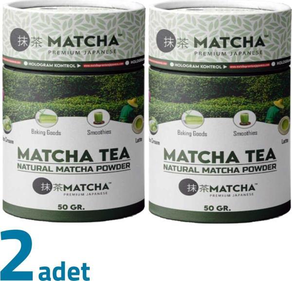 Matcha Premium Japanese Tozu Natural Powder Maça Çayı 50GR x 2 Kutu - Image 1