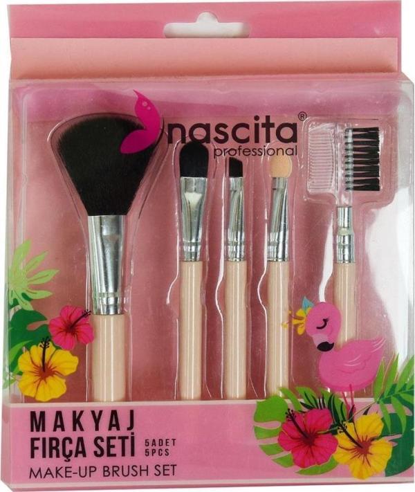 Nascita Makyaj Fırça Seti 5 Li Make-Up Brush Set Professional - Image 1