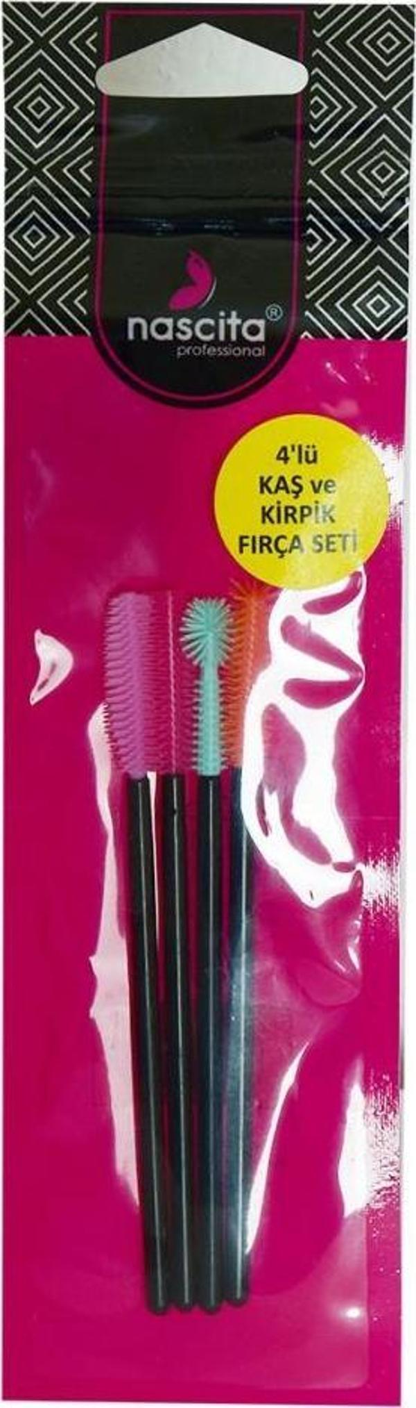 Nascita Professional 4 Lü Kaş ve Kirpik Fırçası Maskara Seti - Image 1