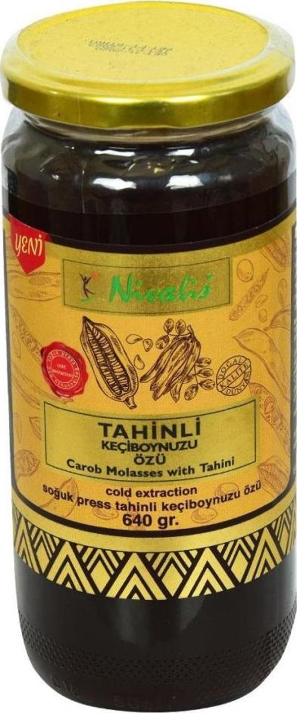 Nivalis Soğuk Press Tahinli Keçiboynuzu Özü Harnup Özü 640 gr - Image 1