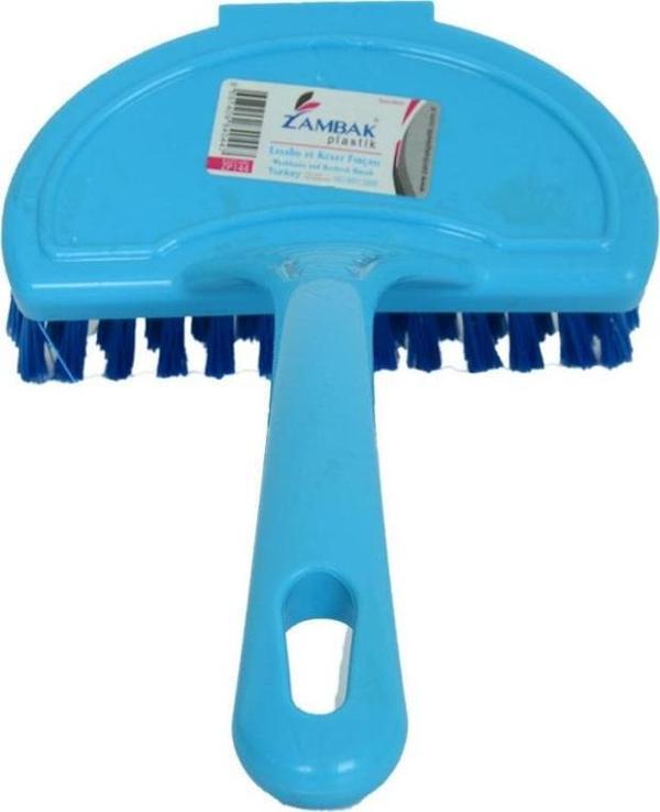 Zambak Plastik Saplı Lavabo ve Küvet Fırçası Karışık Renk 11 Cm - Image 1