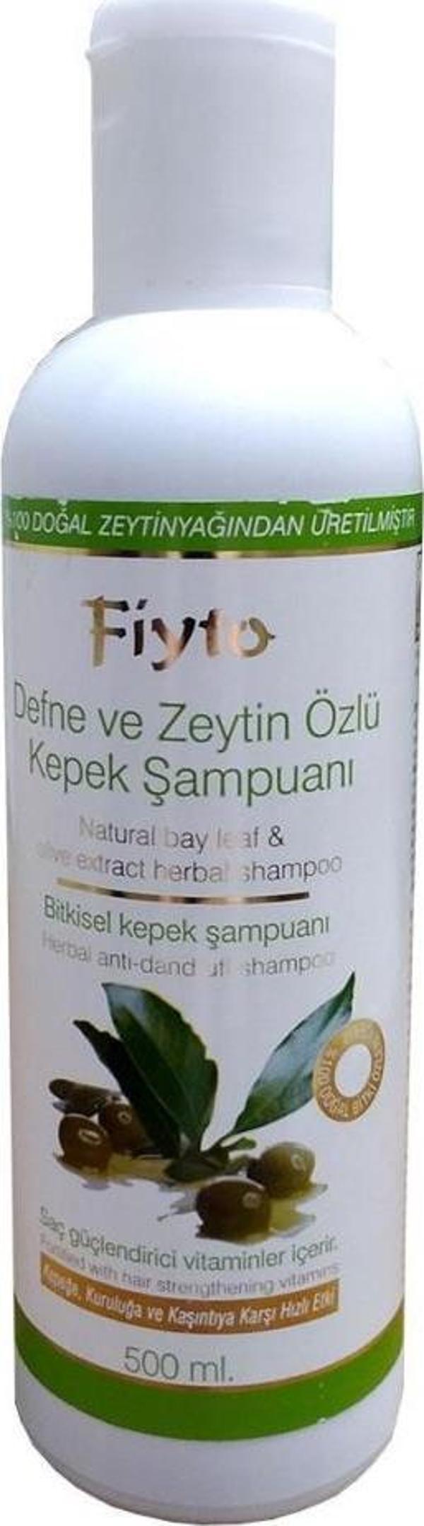 Fiyto Defne ve Zeytin Özlü Bitkisel Kepek Önleyici Şampuanı 500M - Image 1