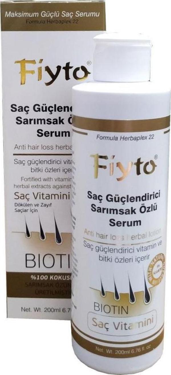 Fiyto Saç Güçlendirici Sarımsak Özlü Serumu Saç Losyonu 200 ML - Image 1