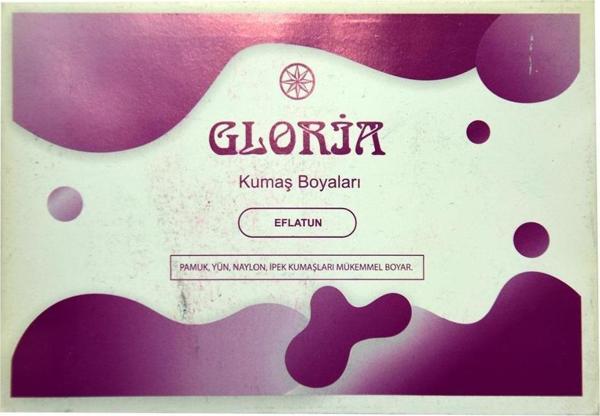 Gloria Eflatun Pamuk Yün Naylon İpek Kumaş Boyası 10Gr Tek Paket - Image 1