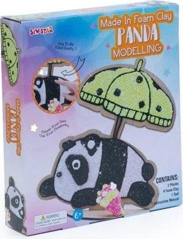 SEW STAR Made in Foam Clay Panda 3D - Image 1