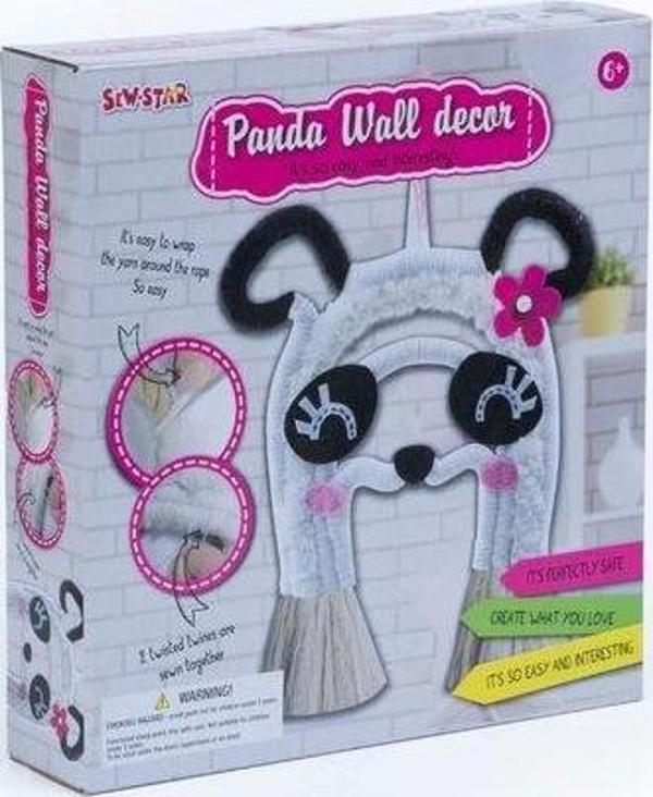 SEW STAR Panda Wall Decor - Image 1
