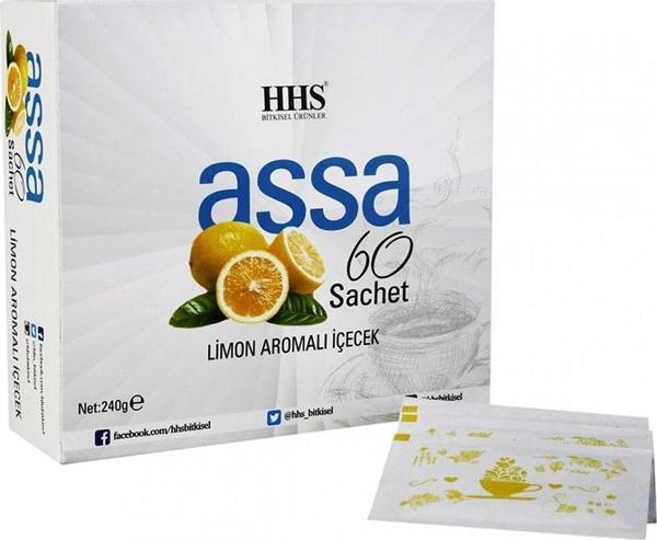 HHS Assa 60 Sachet Limon Aromalı Karışık Bitki Form Çayı 240GR - Image 1