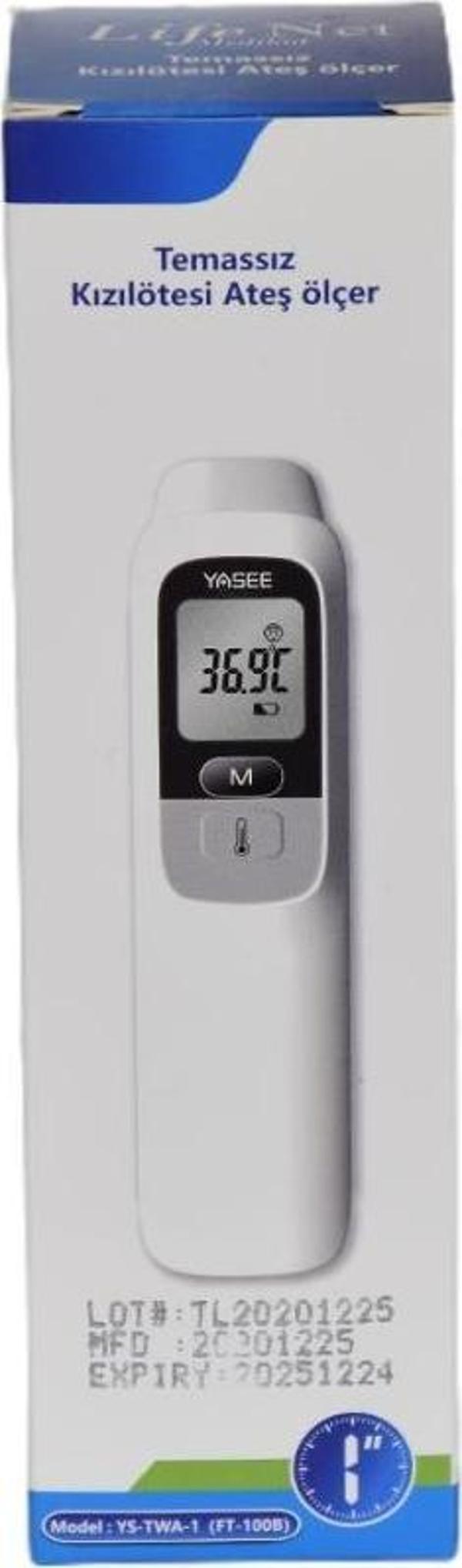 Kızıl Ötesi Temassız Vücut ve Alından Ateş Ölçer Pilli FT-100B - Image 1