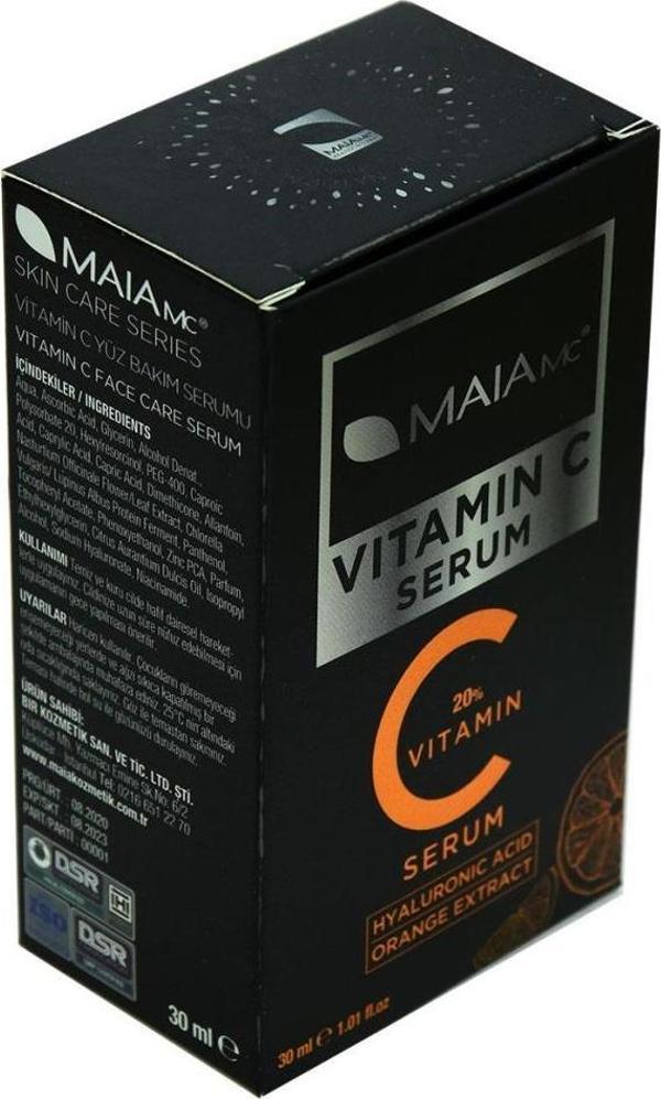 Maia MC Vitamin C Yüz Serumu Hyaluronic Asit Orange Extract 30ML - Image 1