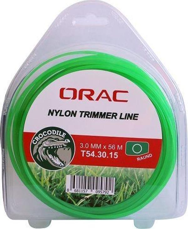 Orac 3.00 mm 56 mt.Yuvarlak Yeşil Tırpan Misinası - Image 1