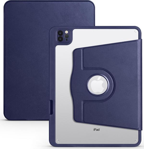 Fuchsia Apple iPad 10.9 2022 (10.Nesil) Kılıf Termik Kalem Bölmeli Dönebilen Standlı Kılıf - Image 1
