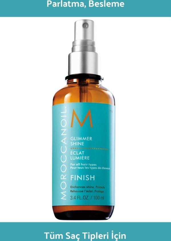 Moroccanoil Glimmer Shine Işıltılı Parlaklık Saç Spreyi 100ML - Image 1