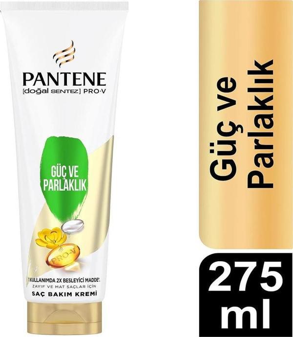Pantene Doğal Sentez Güç ve Parlaklık Saç Bakım Kremi 275ML - Image 1