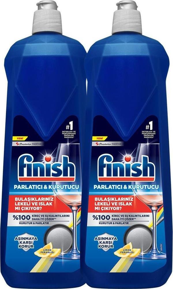 Finish Bulaşık Makinesi Parlatıcı Limonlu 2 x 800 ml - Image 1