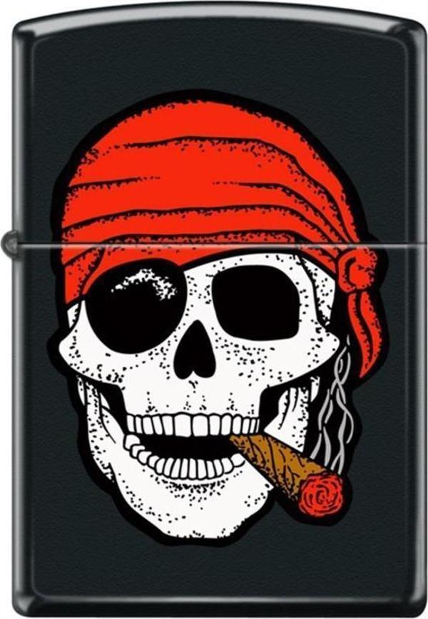 Zippo Çakmak 218-102064 Skull With Cigar - Image 1