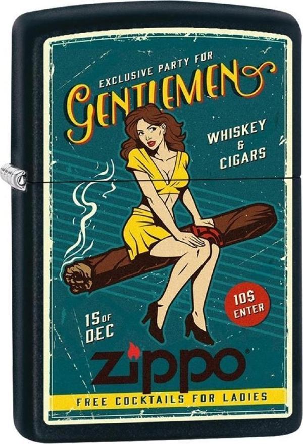 Zippo Çakmak Cigar Girl Design 218-080491 - Image 1