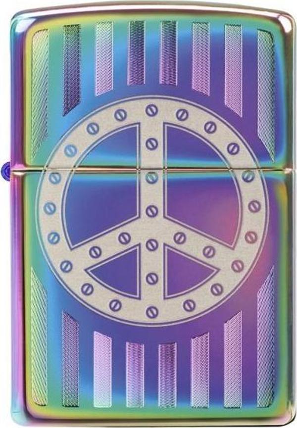 Zippo Çakmak Rivet Peace Sign 29435-000004 - Image 1