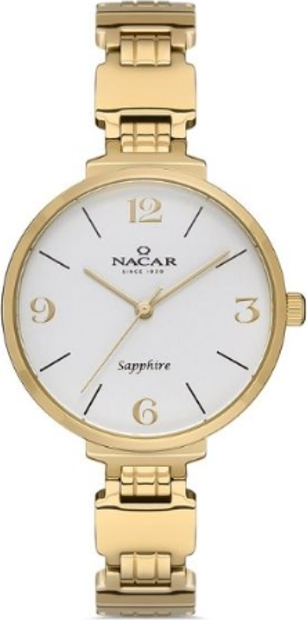 Nacar NC34-39B231-DSM Sarı Metal Kadın Kol Saati - Image 1