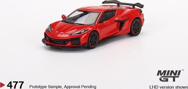 Mini GT Chevrolet Corvette Z06 2023 Torch Red - 477 - Image 1
