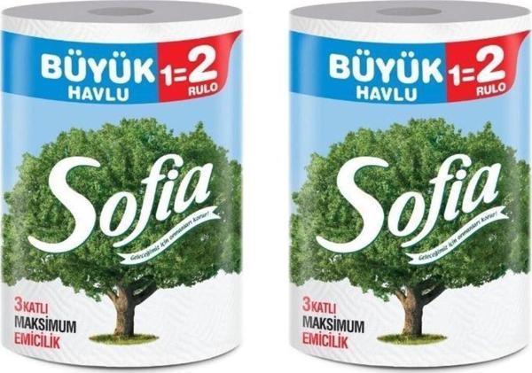 SOFİA KAĞIT DEV HAVLU BÜYÜK - 2 RULO - Image 1