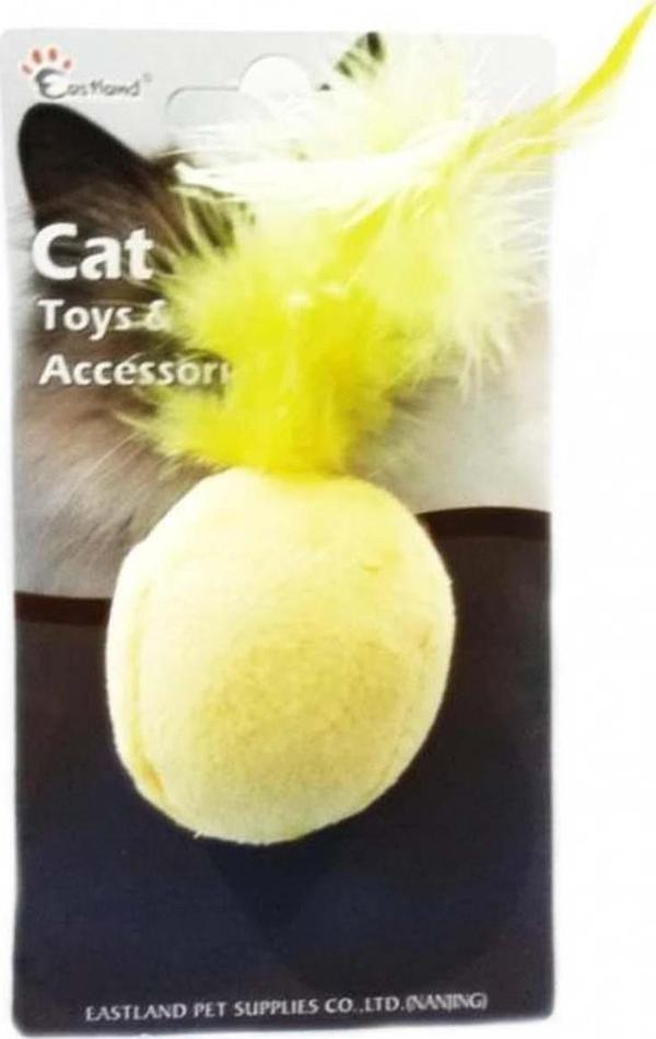 Eastland Kedi Otlu Tüylü Top Karışık Renkli 4.5 Cm - Image 1