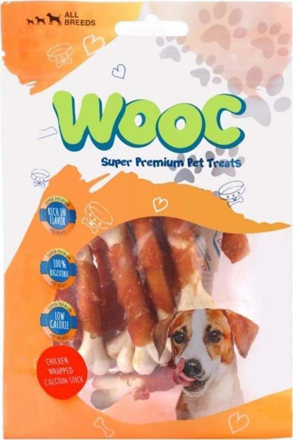 Wooc Tavuk Sargılı Kalsiyum Kemikli Köpek Ödül Maması 80 Gr - Image 1