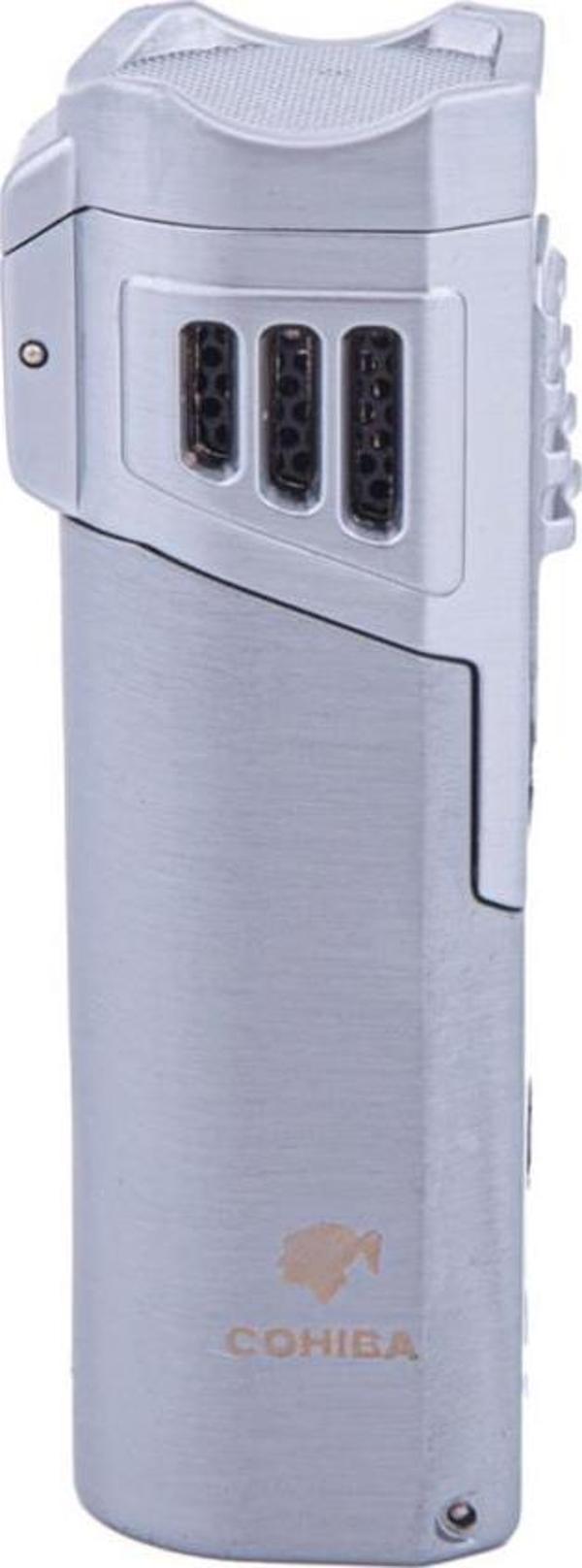 Cohiba 4 Torch Pürmüz Gümüş Puro Çakmağı - Image 1