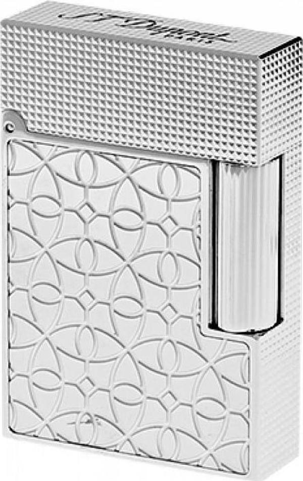S.T. Dupont Ligne 2 Platinum Engraved Puro Çakmağı 18603 - Image 1