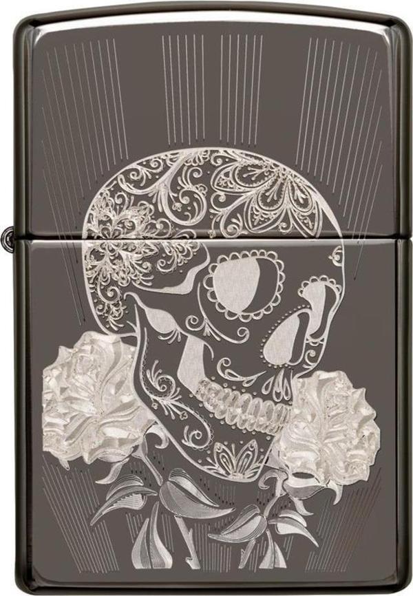Zippo Çakmak 29883-069967 Fancy Skull Design - Image 1