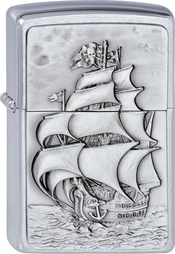 Zippo Çakmak 1300154 200 Pirate's Ship Emblem - Image 1