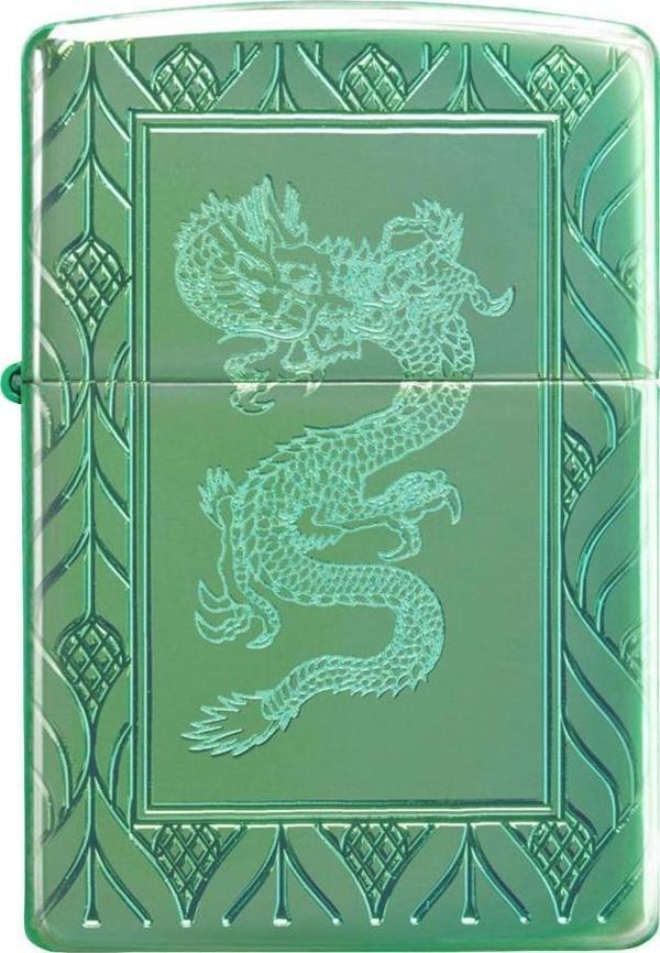 Zippo Çakmak 49054-075226 Armor Hp Green Elegant Dragon - Image 1