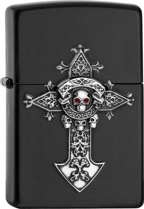 Zippo Çakmak 2006521 PL 218C CROSS SKULL - Image 1