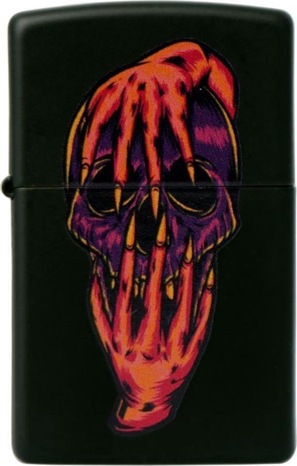 Zippo Çakmak Skull With Hand - Image 1