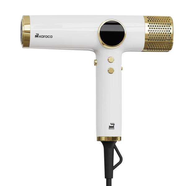 Karaca Hypersonic Saç Kurutma Makinesi D6 Water ION Beyaz Gold - Image 1