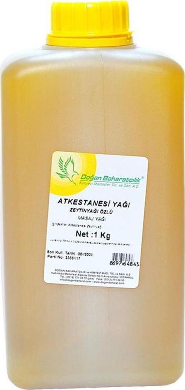 Doğan Baharatçılık At Kestanesi Yağı 1 kg Zeytinyağı Özlü Kiloluk - Image 1