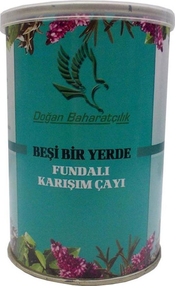 Doğan Baharatçılık Beşi Bir Yerde Fundalı Bitki Çayı Teneke 100G - Image 1