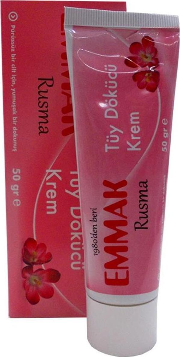 Emmak Rusma Tüy Dökücü Krem 100Gr Depilatör Kremi 50gr x 2Adet - Image 1