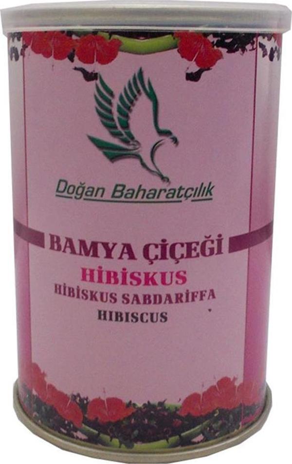 Doğan Baharatçılık Hibiskus Bamya Çiçeği 100 gr Teneke Doğal Saf - Image 1
