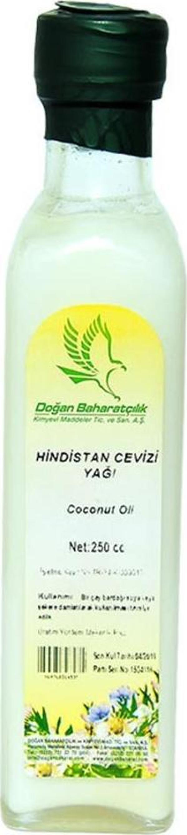 Doğan Baharatçılık Hindistan Cevizi Yağı 250cc Soğuk Press Sıkım - Image 1