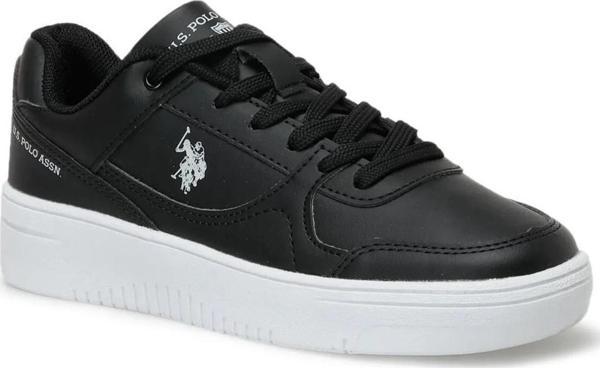 U.S. Polo Assn. LEE 3PR SİYAH BEYAZ COMFORT CASUAL GÜNLÜK SPOR AYAKKABISI - Image 1