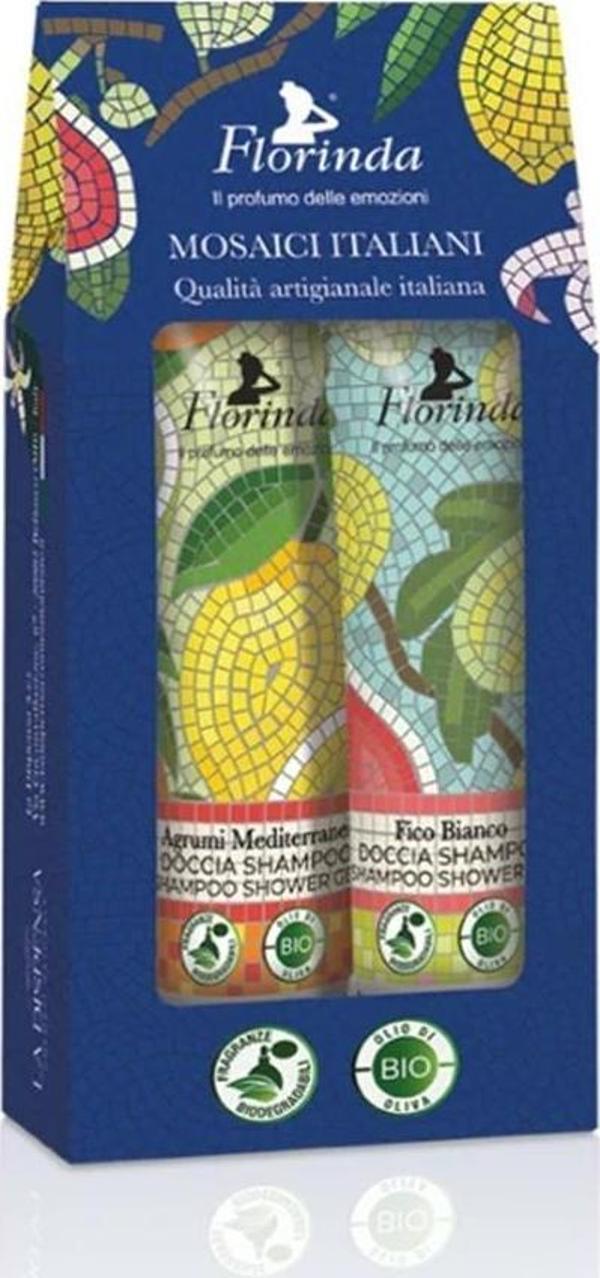 Florinda Mozaik Beyaz İncir 30ML ve Kıyı Limonu 30 ML Duş Şampuanı 2li Set - Image 1