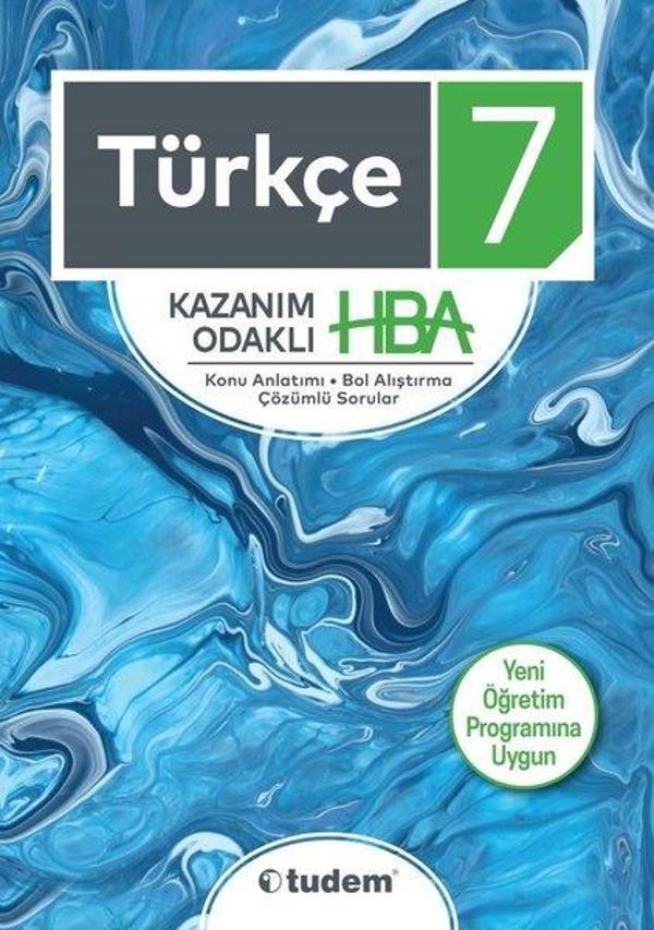 7.Sınıf Türkçe HBA - Tudem Yayınları - Ders Kitapları - Image 1