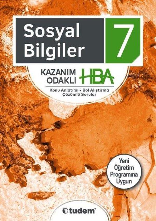 7.Sınıf Sosyal Bilgiler HBA - Tudem Yayınları - Ders Kitapları - Image 1
