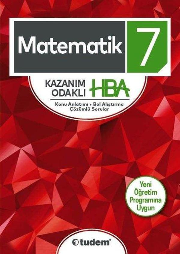 7.Sınıf Matematik HBA - Tudem Yayınları - Ders Kitapları - Image 1
