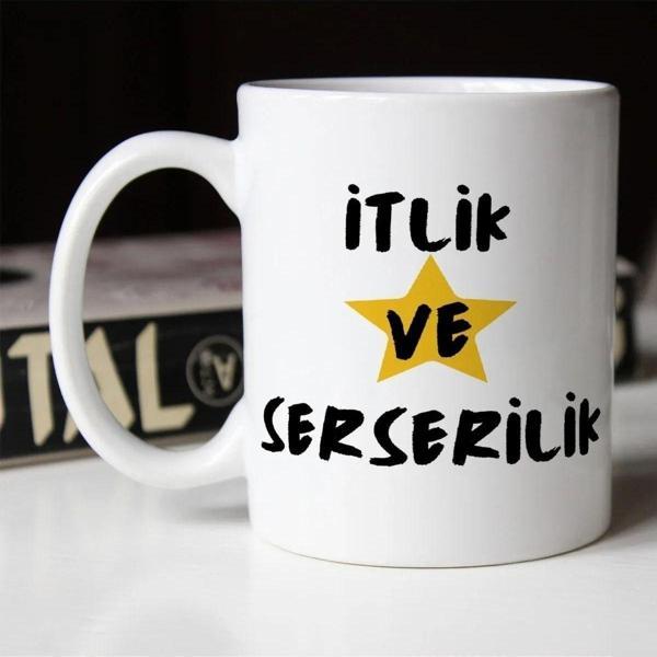 My Retail Beyaz Yazılı Esprili Kupa Bardak Komik Yazılı Kupa - Image 1