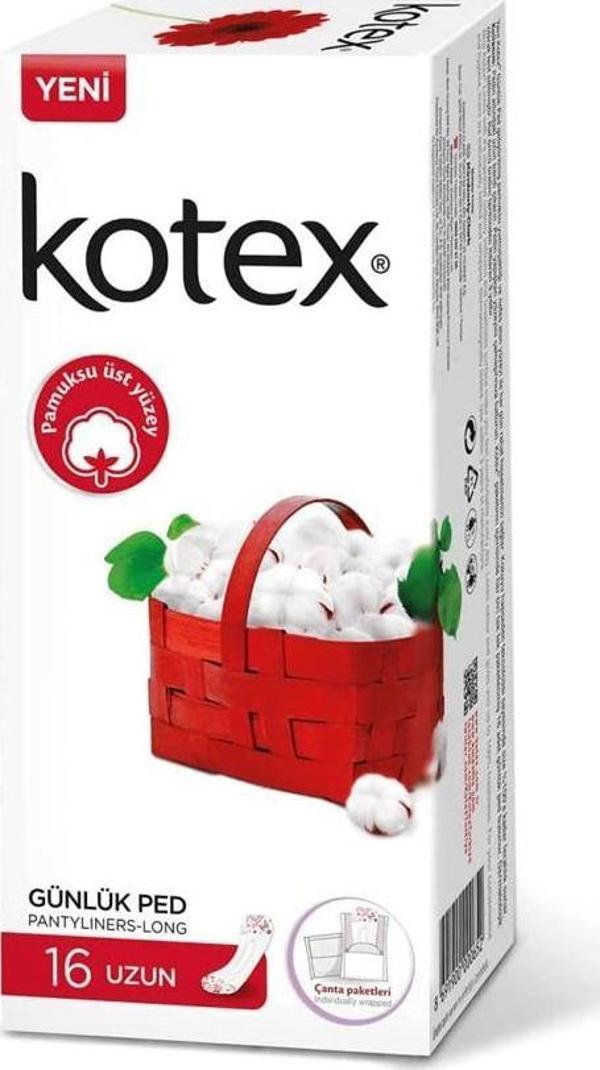 Kotex Anydays Uzun Ped 16lı - Image 1